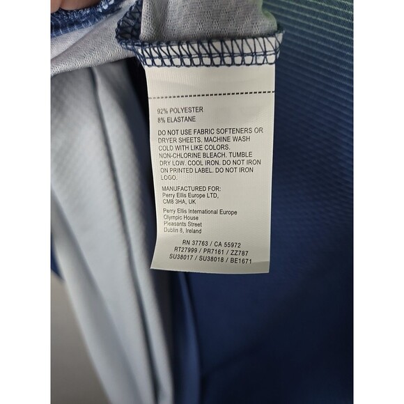 NWT PGA Tour Pro Series Stretch Polo Shirt Sz XXL True Navy - Picture 6 of 9